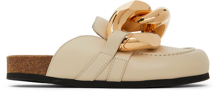 Photo: JW Anderson SSENSE Exclusive Beige Chain Loafers