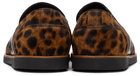 Human Recreational Services Brown & Black Del Rey Leopard Loafers