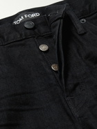 TOM FORD - Slim-Fit Selvedge Jeans - Black