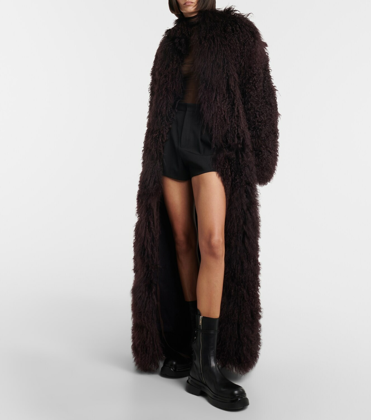 Ann Demeulemeester Kole leather back lace-up boots