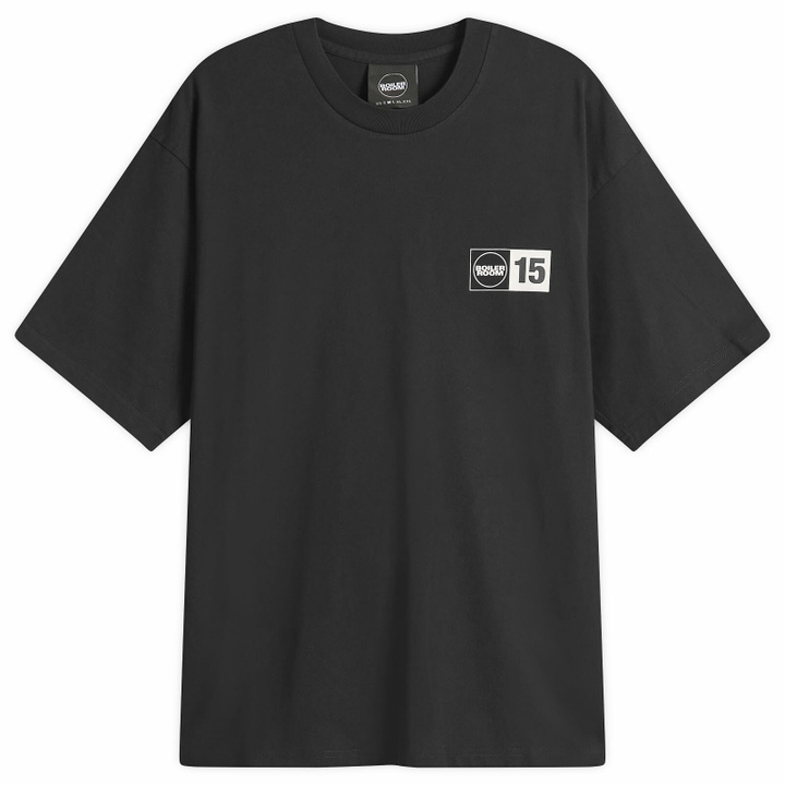 Photo: Boiler Room Men's 15 Years Monitor T-Shirt in Black