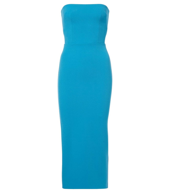 Photo: Alex Perry Strapless midi dress