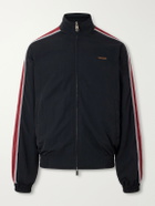 Versace - Logo-Embroidered Shell Jacket - Black