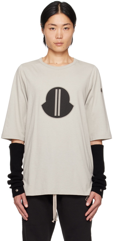 Photo: Rick Owens Taupe Moncler Edition Level T-Shirt
