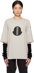 Rick Owens Taupe Moncler Edition Level T-Shirt