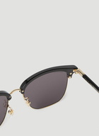 Gucci - Rectangular Sunglasses in Gold