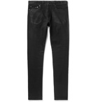 John Elliott - The Cast 2 Slim-Fit Coated-Denim Jeans - Black