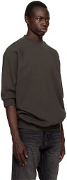 Essentials Gray Raglan Sweatshirt