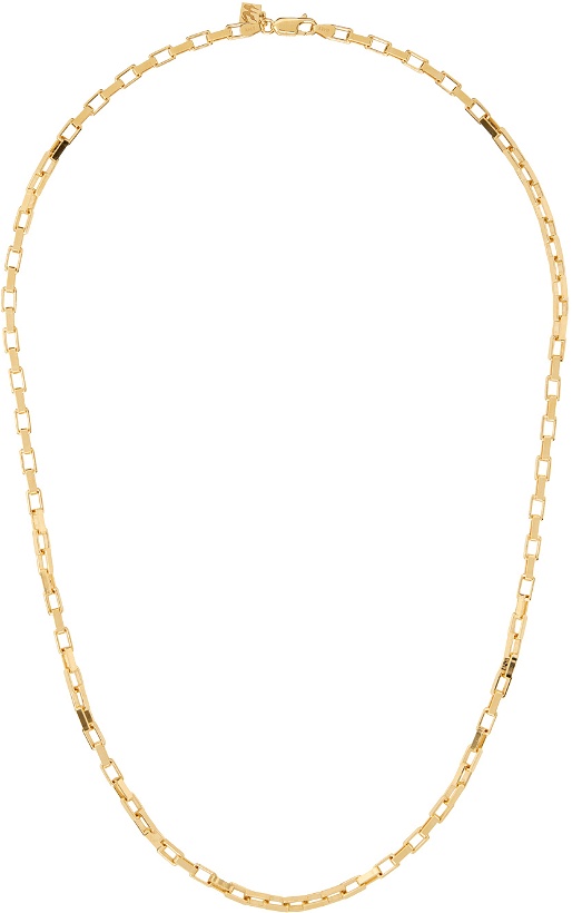 Photo: Veneda Carter SSENSE Exclusive Gold Thick VC008 Necklace