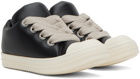 Rick Owens Black Low Sneakers