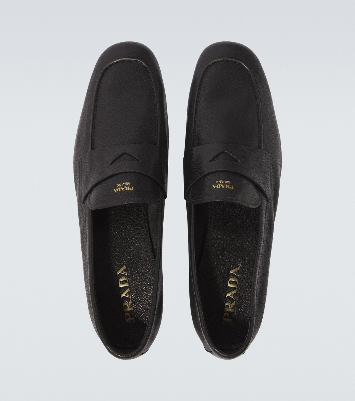 Prada Leather penny loafers