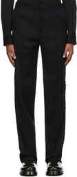 Bottega Veneta Black Mouline Trousers