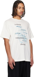 YOHJI YAMAMOTO Off-White 30/- Combed Plain Stitch Short Sleeve T-shirt