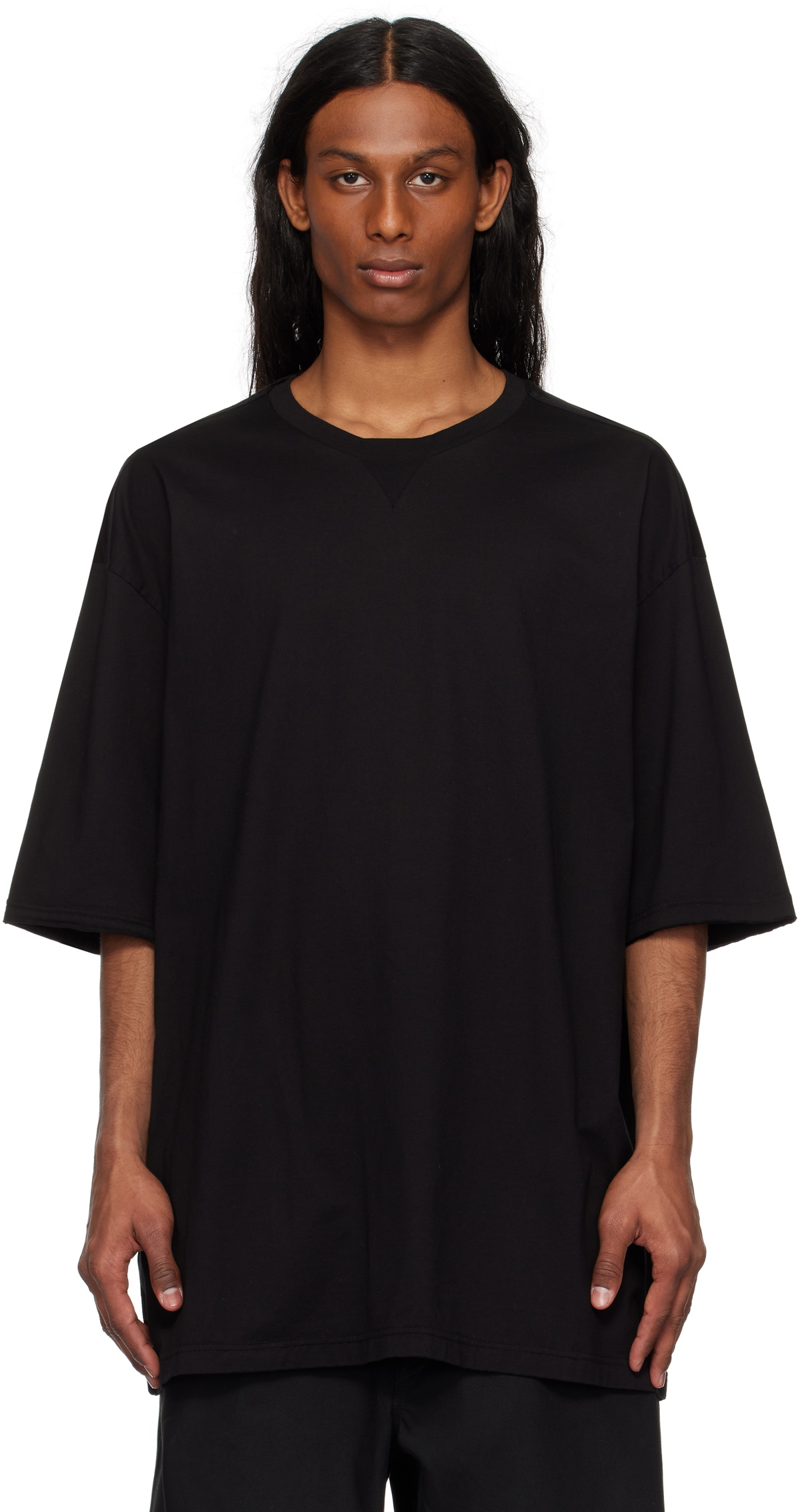 トップス The Soloist. oversized crewneck 44 black TAKAHIROMIYASHITA The Soloist S Logo And Bone Emblem Long