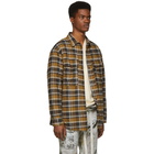 Fear of God Brown Plaid Flannel Shirt Jacket