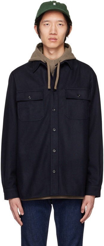 Photo: Norse Projects Navy Silas Shirt