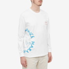 Reception Men's Long Sleeve Kaiso Bakery T-Shirt in White