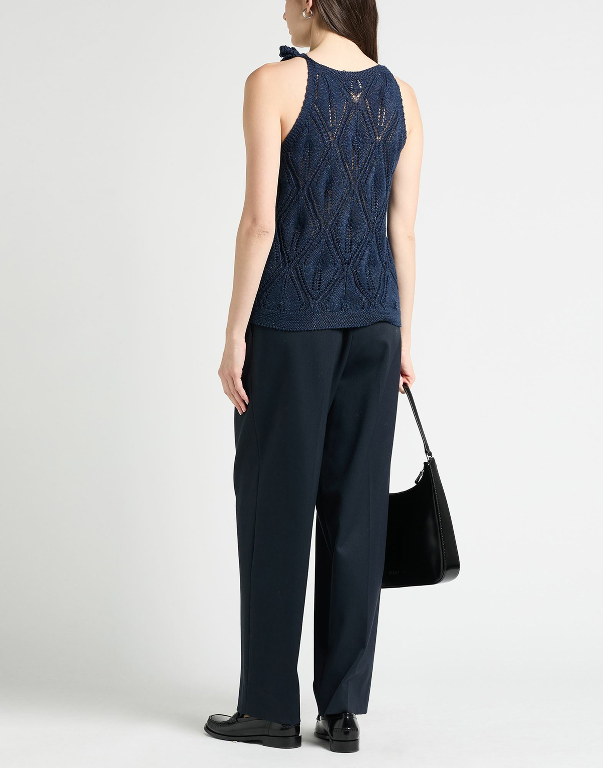 Eleventy Womens Top in Navy
