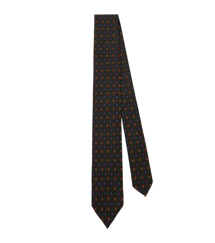 Photo: Rubinacci Floral silk jacquard tie
