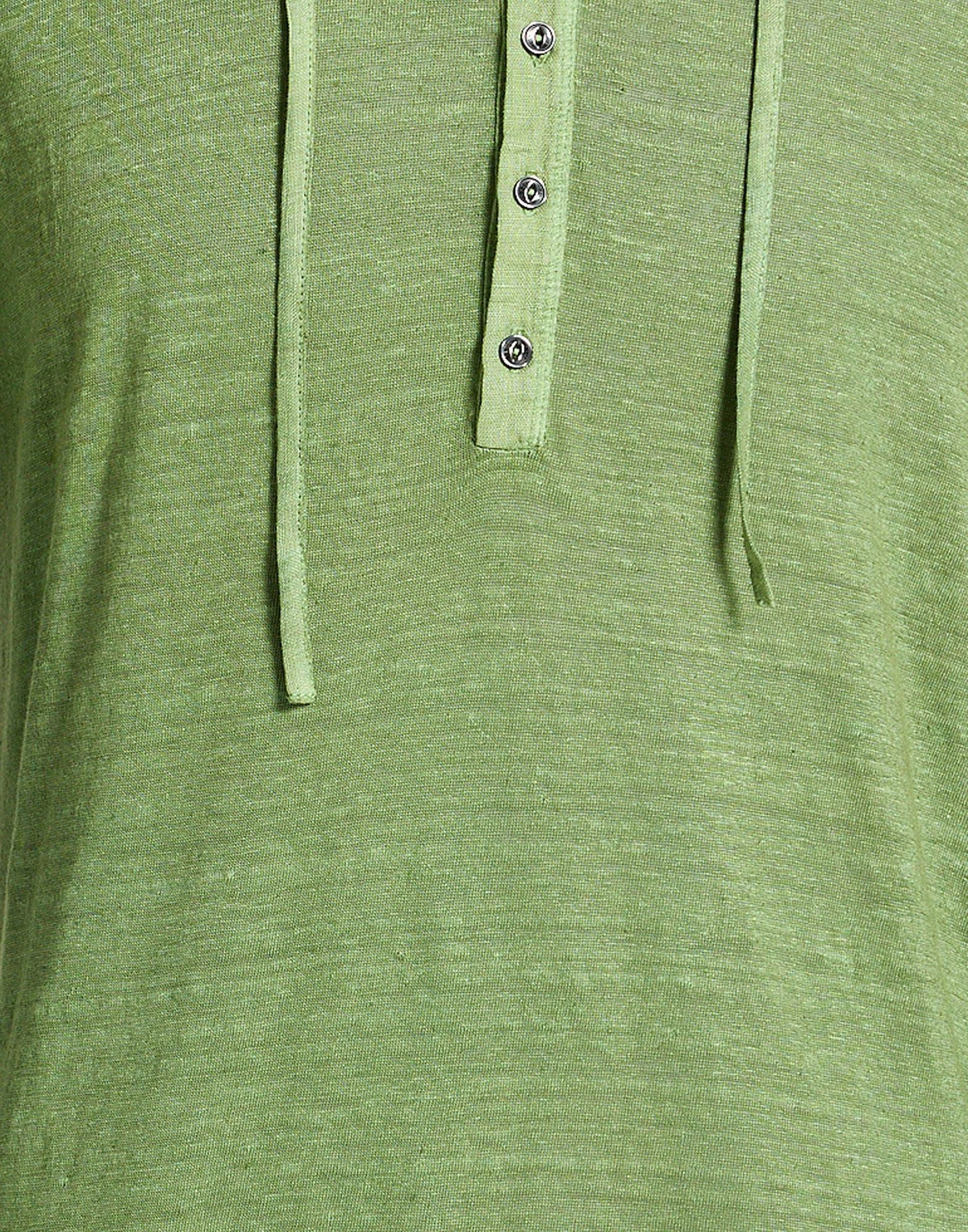120% Lino Mens T-shirt in Green