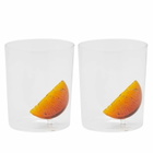 Maison Balzac Women's Apertif Glasses - Set of 2 in Yellow 