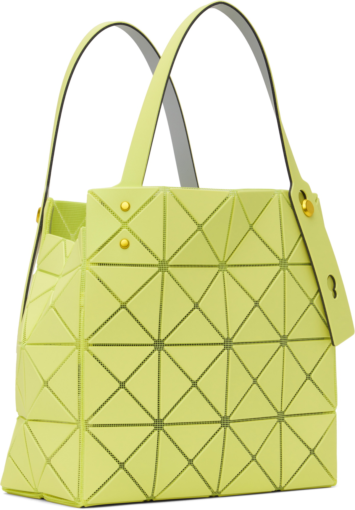 BAO BAO ISSEY MIYAKE Yellow Carat Large Bag Bao Bao Issey Miyake