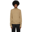 Jil Sander Plus Beige Wool Turtleneck