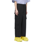 Juun.J Black Cargo Pants