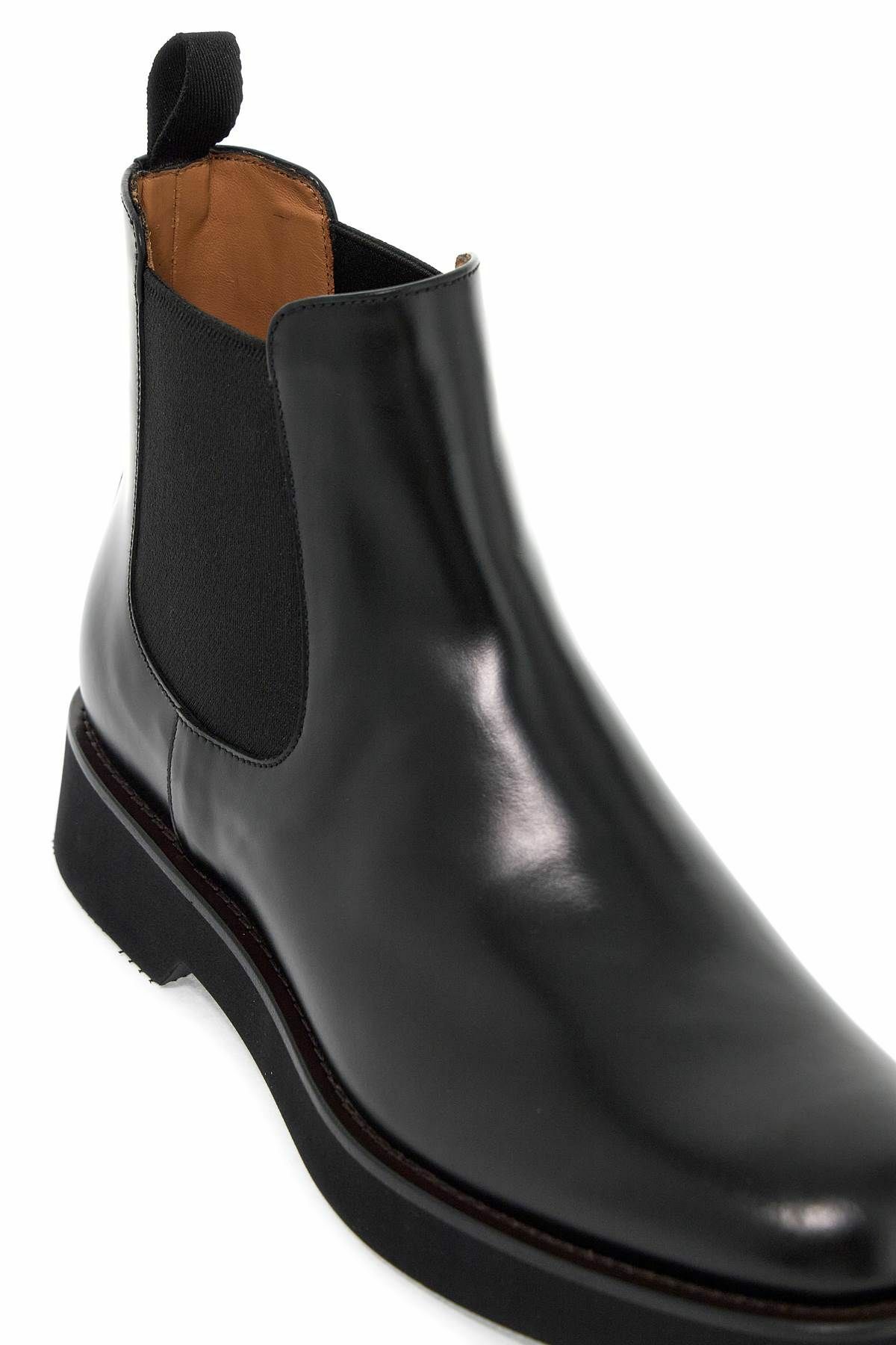 CHURCH'S monmouth chelsea leather brushed ankle boots Black