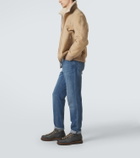 Brunello Cucinelli Leather lace-up boots