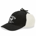 TwoJeys Men's Heavy Silver Earflap Cap in Black 