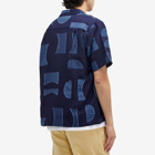 Folk Men's Damien Poulain Vacation Shirt in Indigo Moon Dp