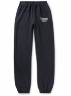 Liberal Youth Ministry - Logo-Print Tapered Cotton-Jersey Sweatpants - Black