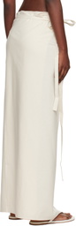 Baserange Off-White Venn Maxi Skirt