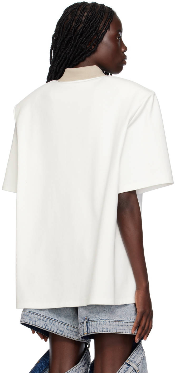 The Attico White Delice Polo
