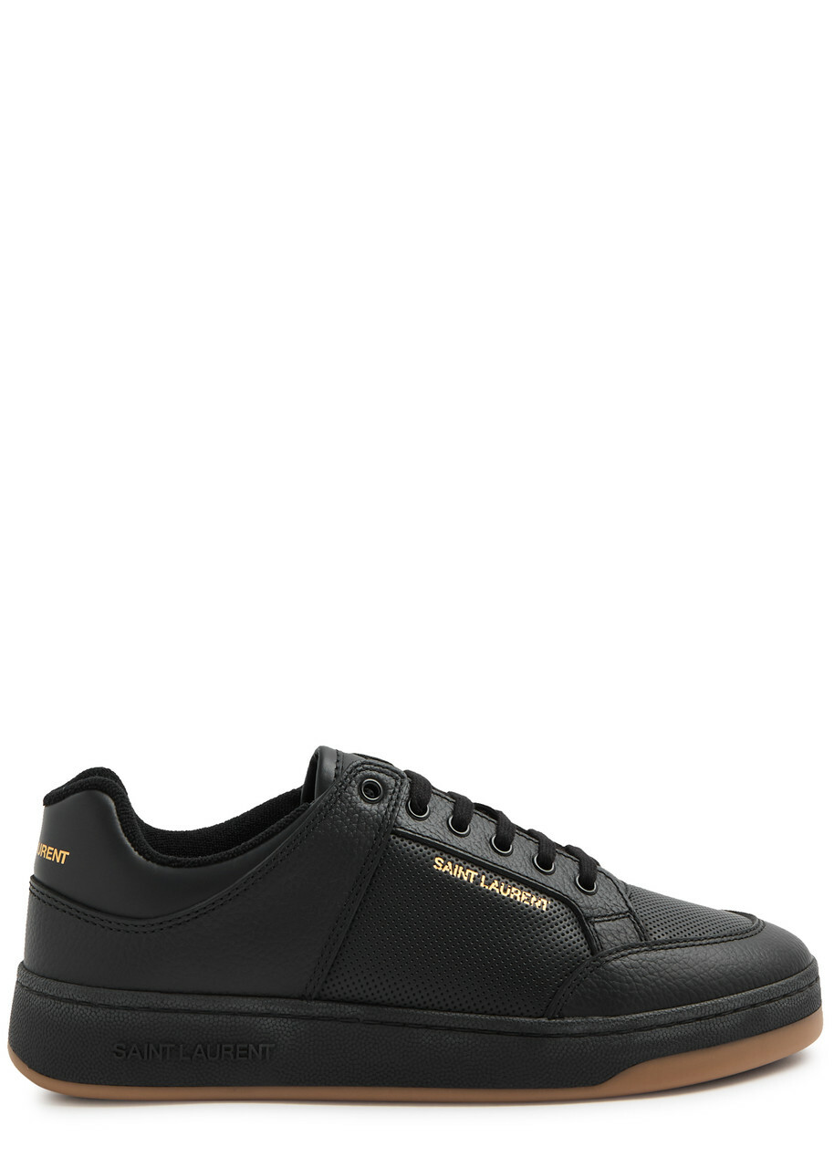 Saint Laurent - SL24 Perforated Leather Sneakers - Men