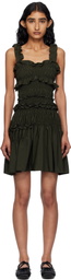 Cecilie Bahnsen Green Oona Minidress