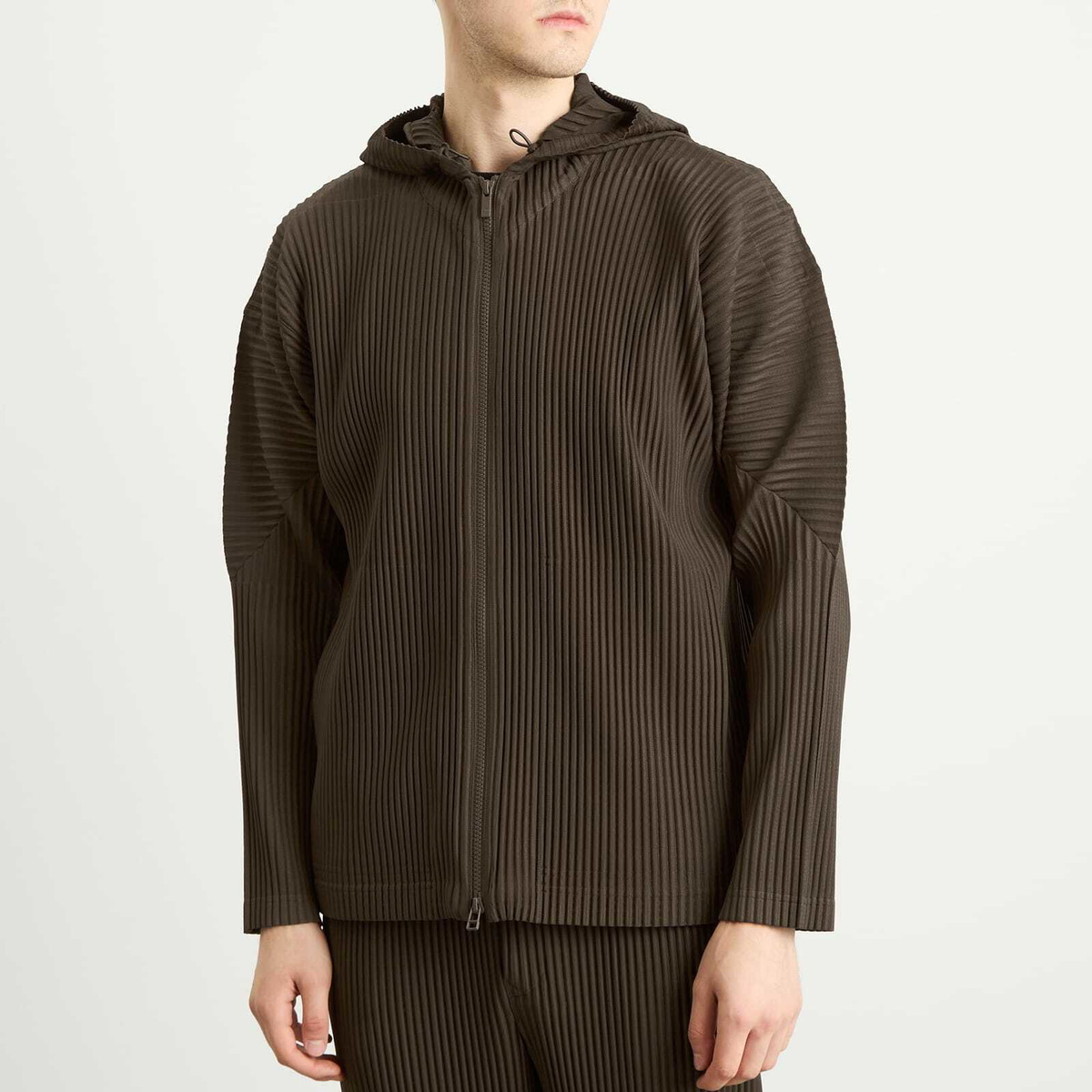 homme plisse issey miyake ジップアップジャケット Homme Plisse Issey Miyake Men's Pleated Full-Zip Jacket