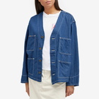 Beams Boy Women's Engineered Denim Jacket in Indigo 