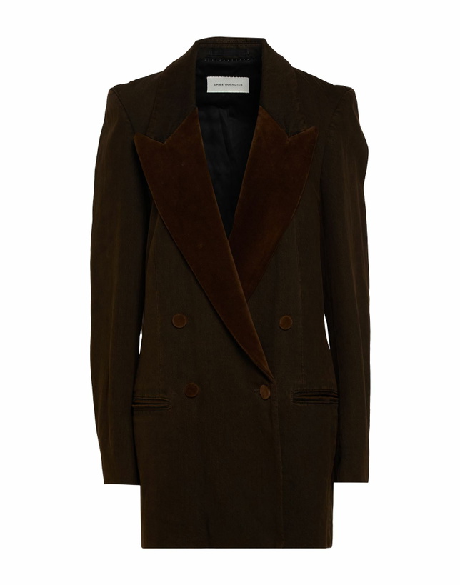 Photo: Dries Van Noten Womens Blazer in Brown