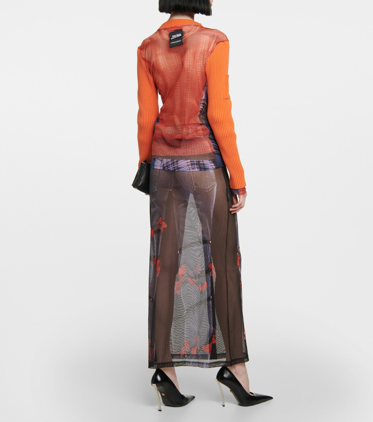 Y/Project x Jean Paul Gaultier Trompe L'Oeil top