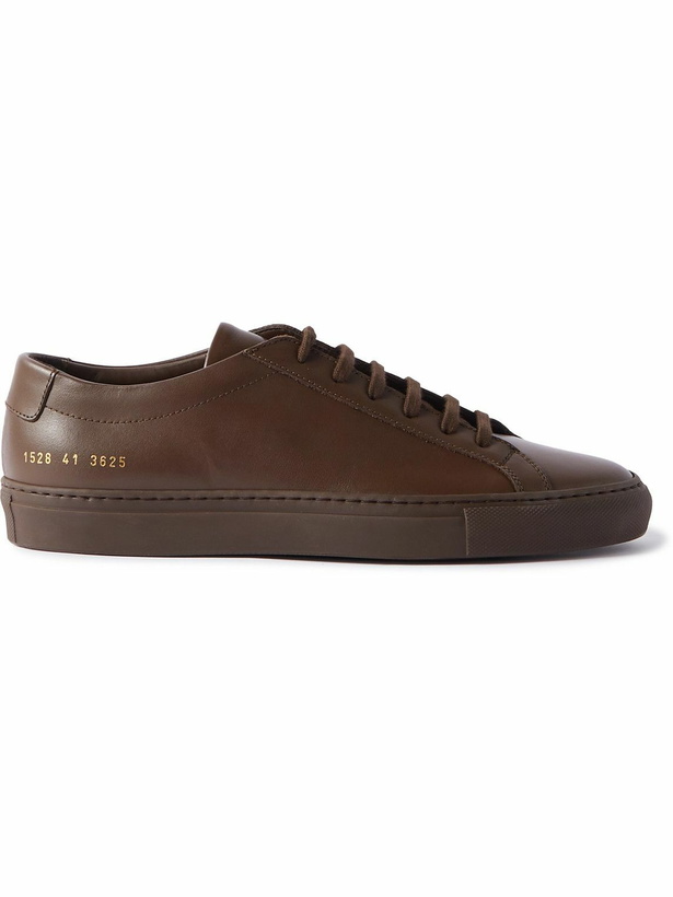 Photo: Common Projects - Original Achilles Leather Sneakers - Brown