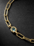 HEALERS FINE JEWELRY - Recycled Gold Aquamarine Chain Bracelet