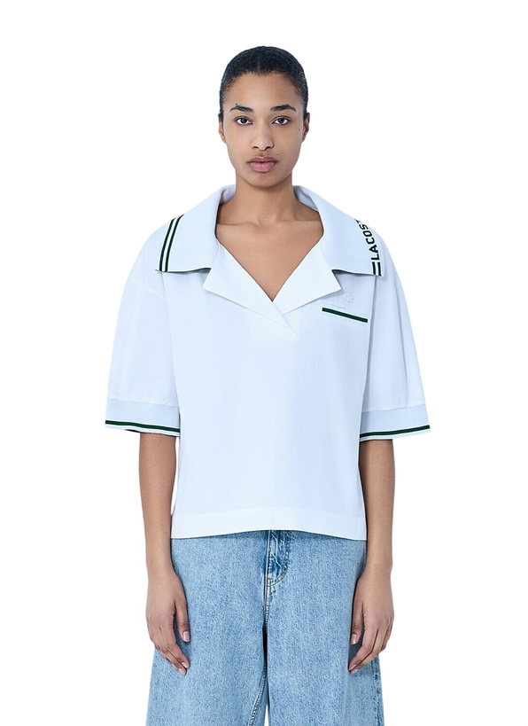 Photo: Lacoste Wide-Collar Cotton Shirt