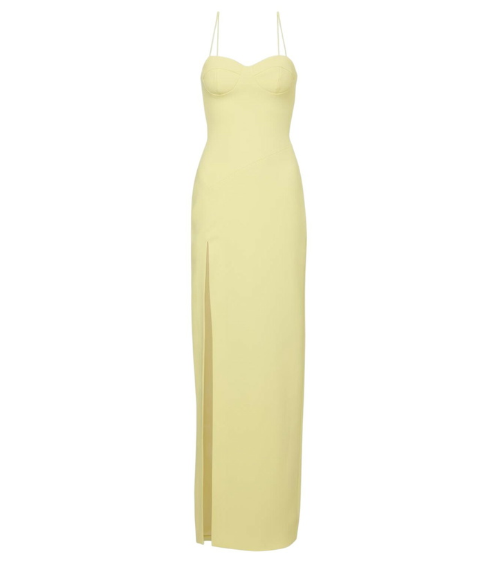 Photo: David Koma Side-slit corset gown