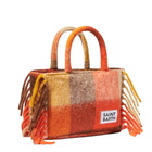 MC2 Saint Barth Colette Handbag With Multicolor Check And Fringes