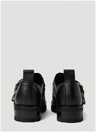 Combat Double Monk Shoes in Black