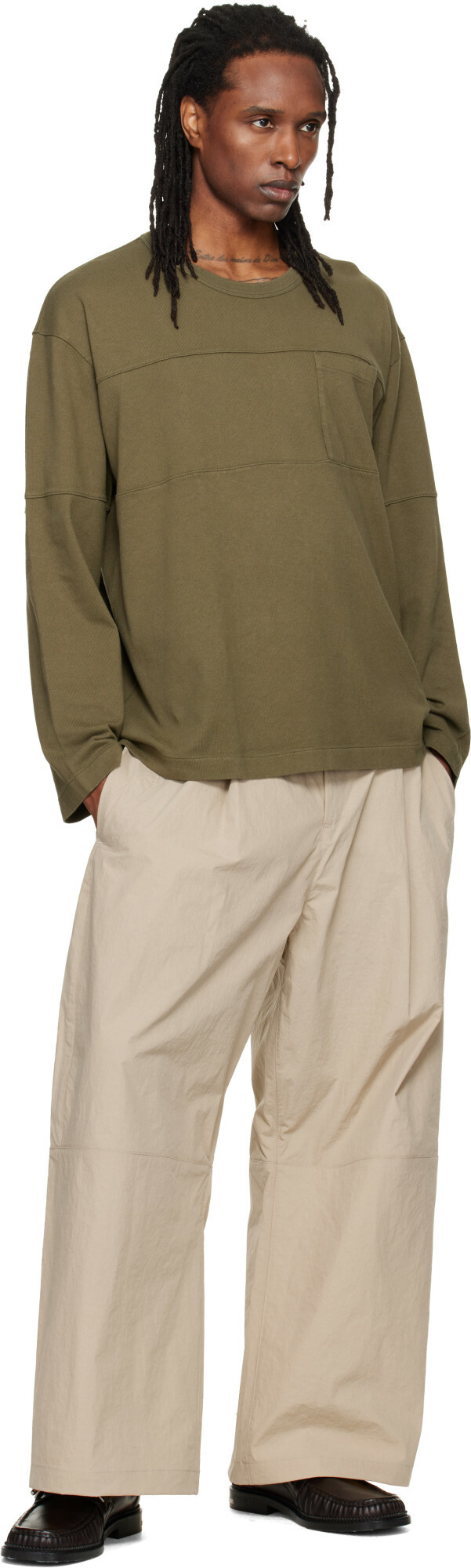 YMC Khaki Archive Sweatshirt