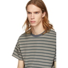 John Elliott Green Boucle Border T-Shirt