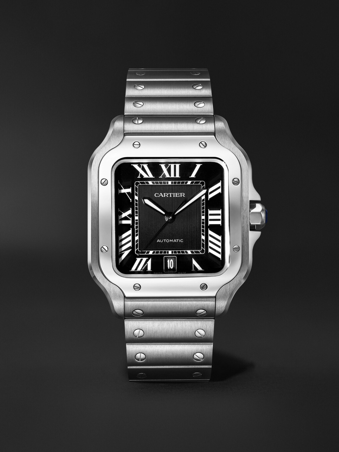 Cartier - Santos de Cartier Large Automatic 47.5mm Stainless Steel Watch, Ref. No. CRWSSA0096